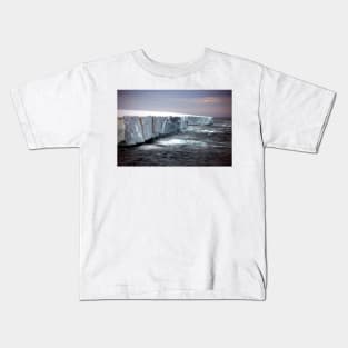 The Midnight Sun at Braswellglacier Kids T-Shirt